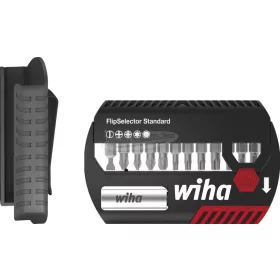  Wiha FlipSelector Standard 25 bitkészlet vegyes 15 részes, 1/4" C6,3 övcsipesszel 39083