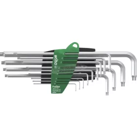   Wiha L-kulcs készlet ProStar tartóban TORX titánezüst bliszter csomagolásban 14 részes 39105