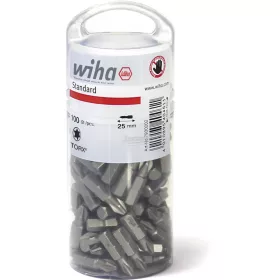   Wiha Standard 25 bitkészlet TORX T20 1/4" nagy kiszerelésű csomagban 100 részes 40463
