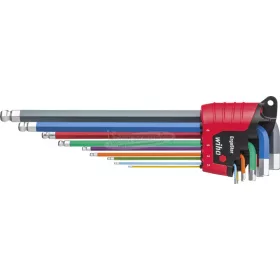   Wiha L-kulcs készlet ErgoStar tartóban Hatlapú gömbfejű 10- részes, színesen világít 43849