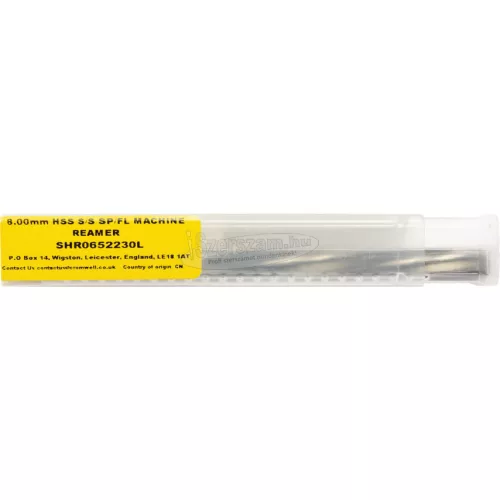 SHERWOOD 8.00MM SPIRÁLHORNYÚ HENGERES SZÁRÚ HSS GÉPI DÖRZSÁR SHR0652230L