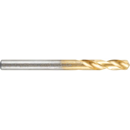 SWISS+TECH CUTTING TOOLS 5.50MM RÖVID HSS-CO 8% NAGY TELJESÍTMÉNYŰ CSIGAFÚRÓ TIN BEVONATTAL SWT1252455A