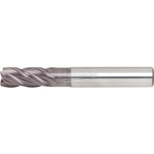 SWISS+TECH CUTTING TOOLS 10.0MM TÖMÖRKEMÉNYFÉM UJJMARÓ 4 VÁLTOZÓ SPIRÁLHORONNYAL, TIALN BEVONATTAL, LEKEREKÍTETT SAROKKAL SWT1641022K
