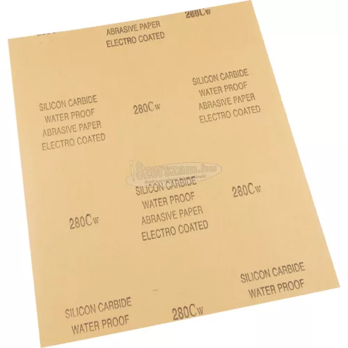 YORK ABRASIVES 9"X11" NEDVES VAGY SZÁRAZ CSISZOLÓPAPÍR 280 YRK2007490K