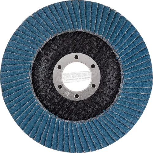 YORK ABRASIVES 115X22MM CIRKÓNIUM LAMELLÁS CSISZOLÓTÁRCSA ÜVEGSZÁLAS TÁNYÉRON P80 YRK2207314L