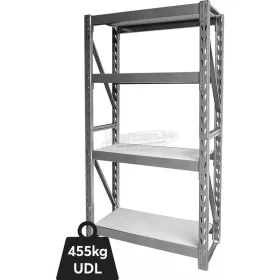   MATLOCK 4 POLCOS, NAGY TEHERBÍRÁSÚ TARTÓÁLLVÁNY 104X43X183CM 455KG POLCONKÉNT MTL4051660K