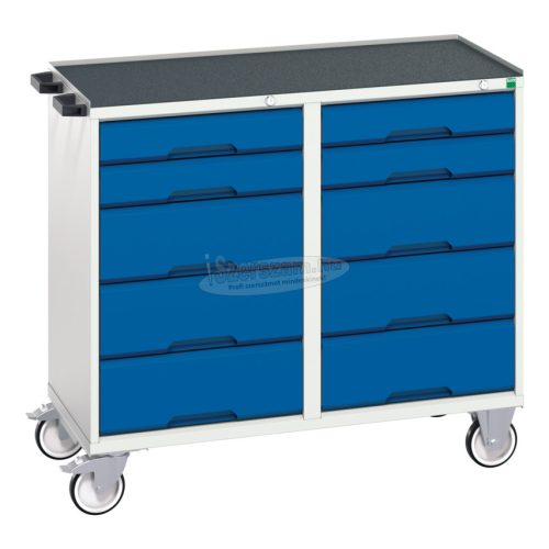 BOTT szerszámszekrény 10 fiókos 1050X550X965MM 16927102.11 VERSO ROLLERBUTLER 10D T BOT4053092C