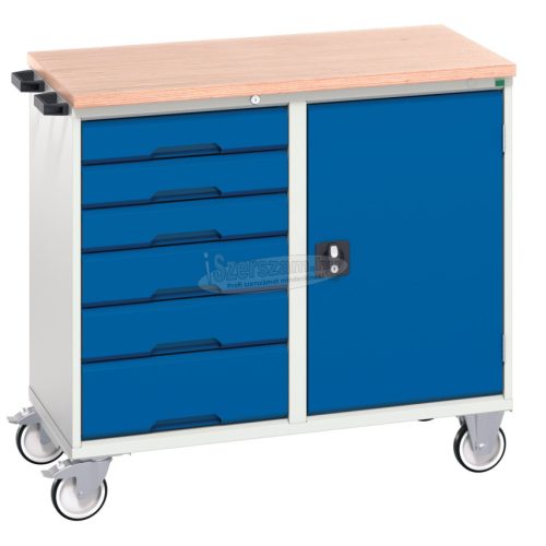 BOTT szerszámszekrény 6 fiókos 1050x600x980mm 16927124.11 VERSO ROLLERBUTLER 6D M BOT4053093E