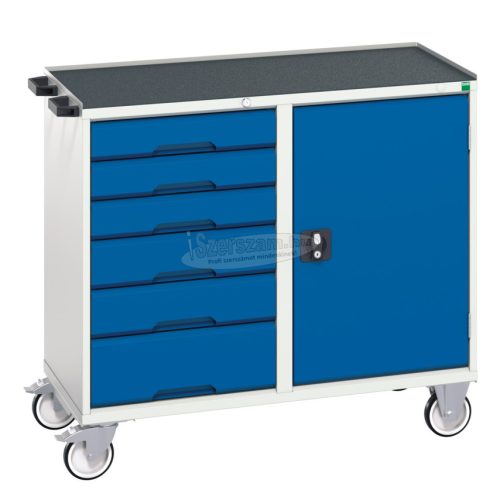 BOTT szerszámszekrény 6 fiókos 1050x550x965mm 16927125.11 VERSO ROLLERBUTLER 6D T BOT4053093G
