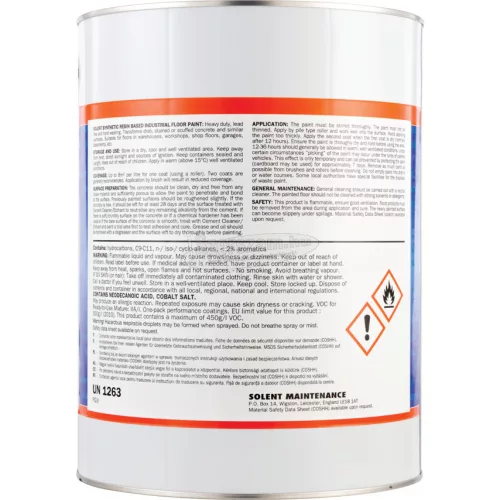 SOLENT PADLÓFESTÉK, SÁRGA, 5L SOL7212120K