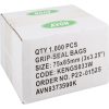 AVON STATIONERY PRODUCTS 3"X3.3/8" ÚJRAZÁRHATÓ, FELIRATOZHATÓ POLIETILÉN TASAKOK (PK-1000) AVN8373590K