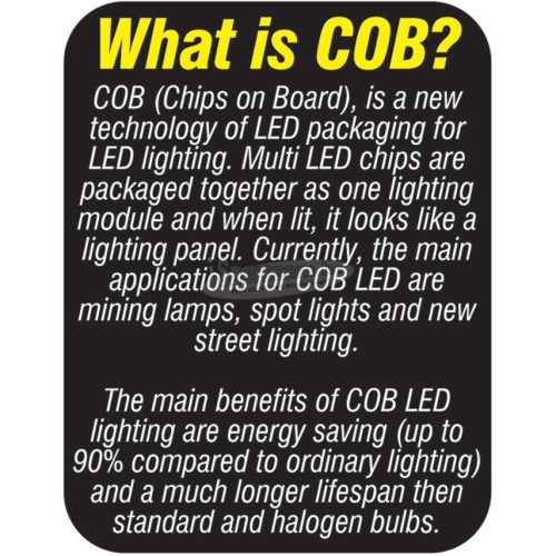 KOBE COB LED TELESZKÓPOS IKER MUNKALÁMPA 20W 1400LM 240V KBE2825420K