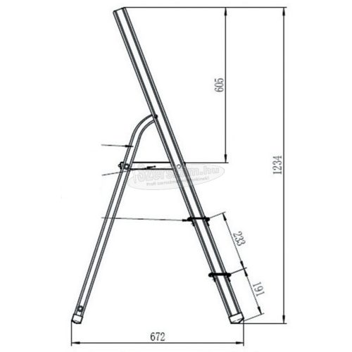 MATLOCK MFP03 3 LÉPCSŐFOKOS ÁLLÓLÉTRA MTL9395830K