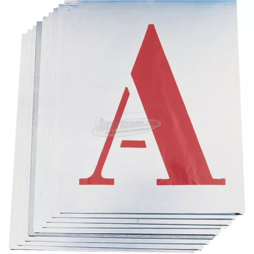 KENNEDY ACÉL STENCIL BETŰK A-Z (26 DB-OS KÉSZLETEK)