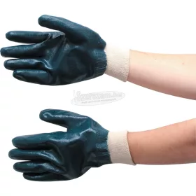   TUFFSAFE CLOTHING PRODUCTS PAMUTKESZTYŰ NITRIL KÉK MÁRTOTT TÖBB MÉRETBEN