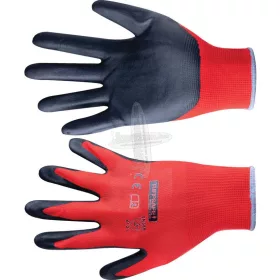   TUFFSAFE CLOTHING PRODUCTS NITRILBORÍTÁSÚ VÁGÁS ELLENI VÉDŐKESZTYŰ CUT 1 PIROS TÖBB MÉRETBEN
