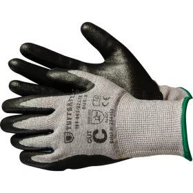   TUFFSAFE CLOTHING PRODUCTS C SZINTEN VÁGÁSÁLLÓ TENYÉRMÁRTOTT KESZTYŰ TÖBB MÉRETBEN (PK-12) fekete