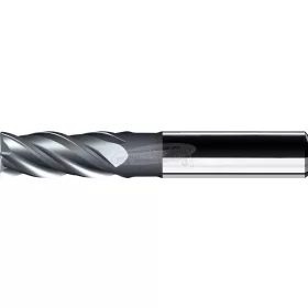   SWISS+TECH CUTTING TOOLS TÖMÖRKEMÉNYFÉM UJJMARÓ 4 VÁLTOZÓ SPIRÁLHORONNYAL, TIALN BEVONATTAL, LEKEREKÍTETT SAROKKAL több változatban